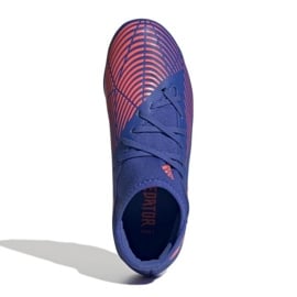 Buty piłkarskie adidas Predator Edge.3 Mg Jr GZ2894 niebieskie niebieskie 2