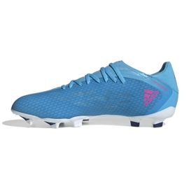 Buty piłkarskie adidas X Speedflow.3 Fg M GW7483 niebieskie niebieskie 1