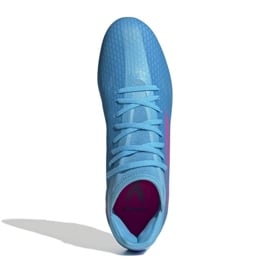 Buty piłkarskie adidas X Speedflow.3 Fg M GW7483 niebieskie niebieskie 2