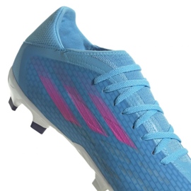 Buty piłkarskie adidas X Speedflow.3 Fg M GW7483 niebieskie niebieskie 5