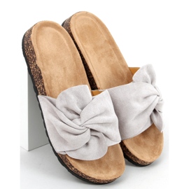 Klapki korkowe Dakota Grey szare 2