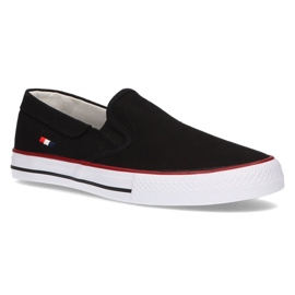 Tenisówki slip-on Filippo Mtn210/21 BK czarne 1