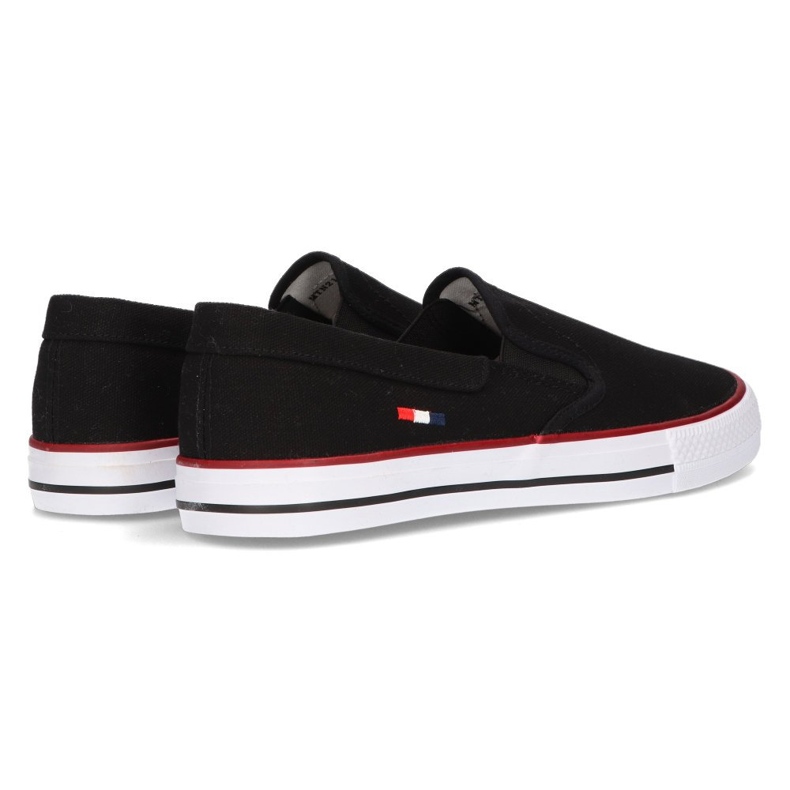Tenisówki slip-on Filippo Mtn210/21 BK czarne 4