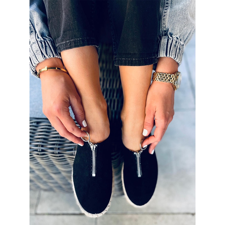 Espadryle damskie Flynn Black czarne 2