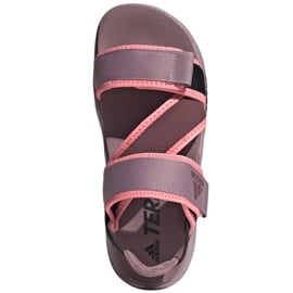 Sandały adidas Terrex Sumra W GY2928 czarne fioletowe różowe 2