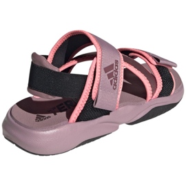 Sandały adidas Terrex Sumra W GY2928 czarne fioletowe różowe 4