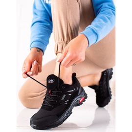 DK Wygodne Buty Trekkingowe czarne 2