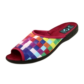 Kapcie Damskie Adanex 27266 SAK1 czerwone 4