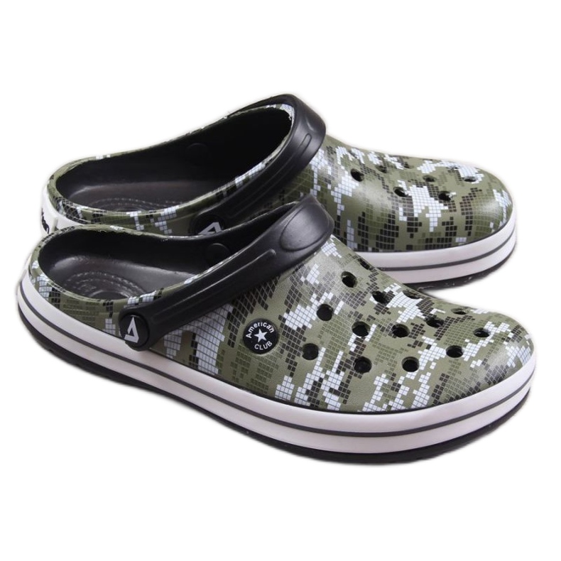 Klapki American Club M AM579B moro 1