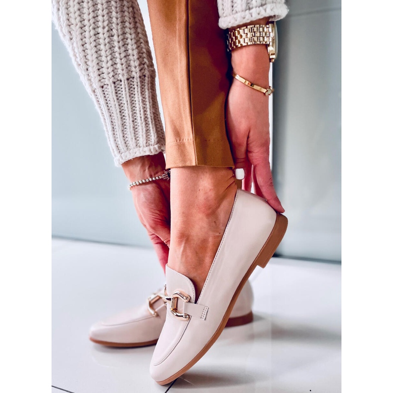 Mokasyny damskie Tulip Apricot beżowy 1