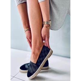 Espadryle damskie Alika Black czarne 2