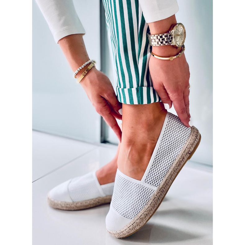 Espadryle damskie Alika White białe 1