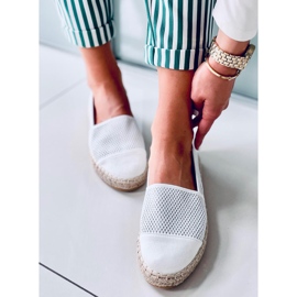 Espadryle damskie Alika White białe 2