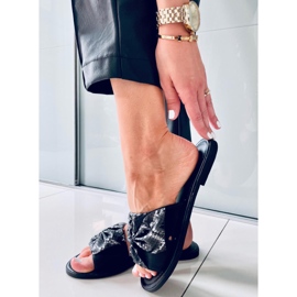 Klapki damskie Vors Black czarne 2