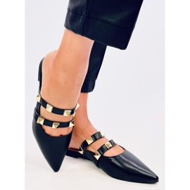 Klapki damskie Canna Black czarne 2