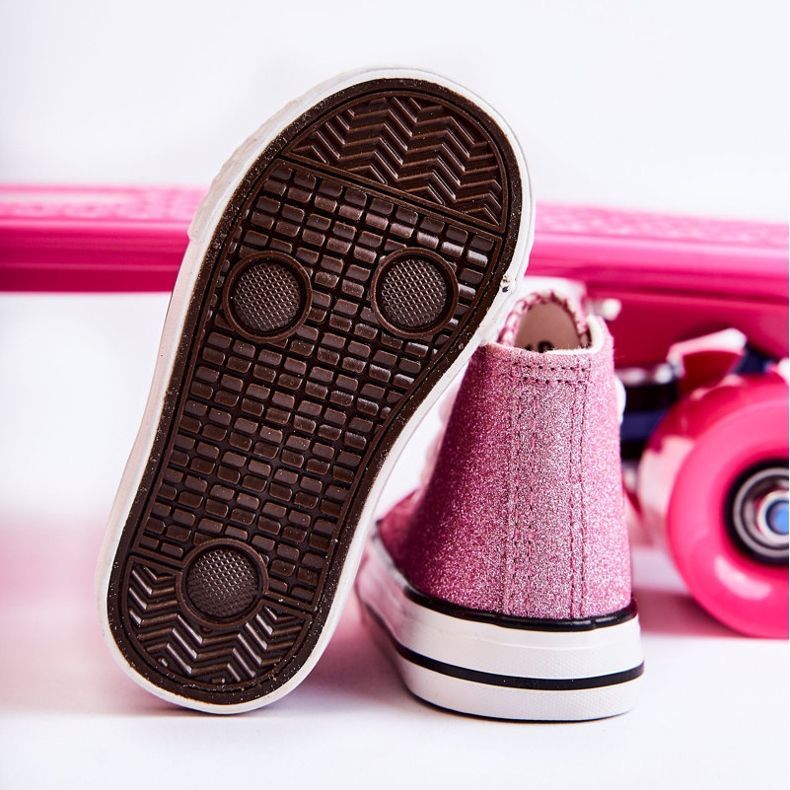 Dziecięce Trampki Wysokie Różowe Catrina 2