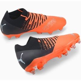 Buty piłkarskie Puma Future Z 3.3 MxSG M 106760 01 pomarańczowe pomarańcze i czerwienie 2