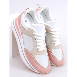 Sneakersy na koturnie Ivey Pink różowe 2