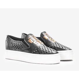 Czarne tenisówki Kaisa 1