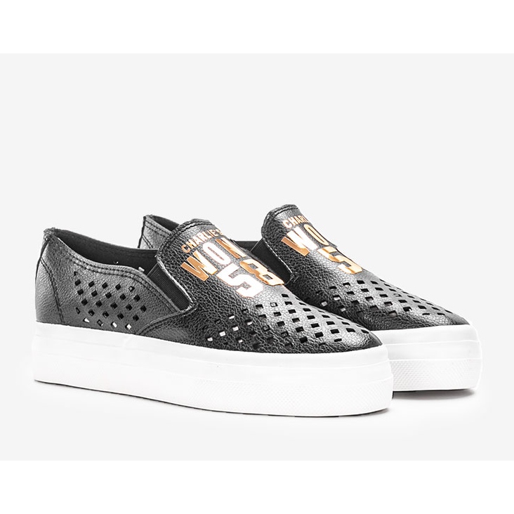 Czarne tenisówki Kaisa 1