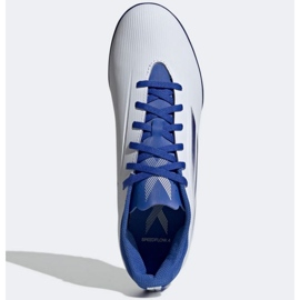 Buty piłkarskie adidas X Speedflow.4 Tf M GW7531 wielokolorowe białe 2