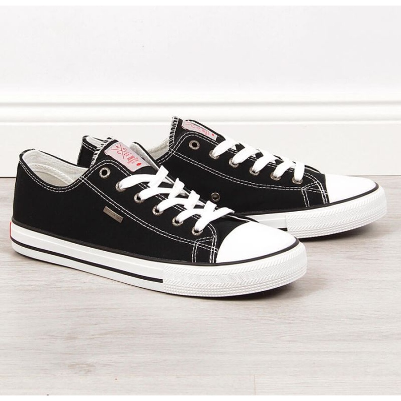 Trampki niskie Cross Jeans M JJ1R4003C czarne 1