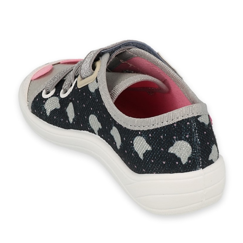 Befado obuwie dziecięcec 251X186 różowe srebrny szare 2