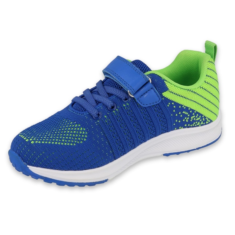 Befado obuwie dziecięce  516Y135 niebieskie zielone 1