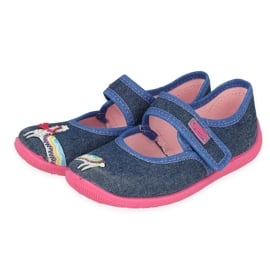 Befado  obuwie dziecięce  955X014 niebieskie 1