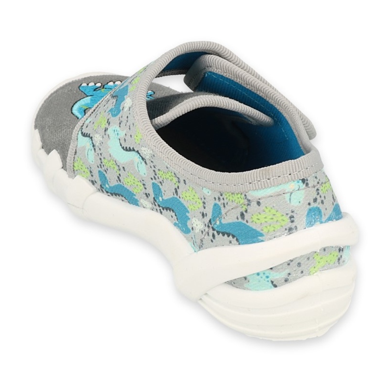 Befado kapcie dziecięce z aplikacją 273X342 niebieskie 2