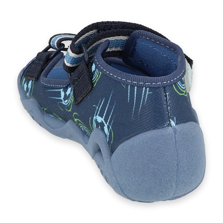 Befado żółte obuwie dziecięce 250P100 niebieskie 2