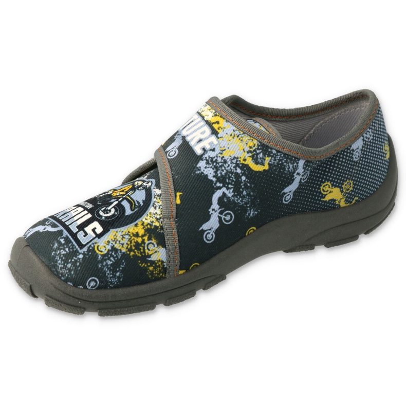 Befado  obuwie dziecięce 974Y436 khaki wielokolorowe 1