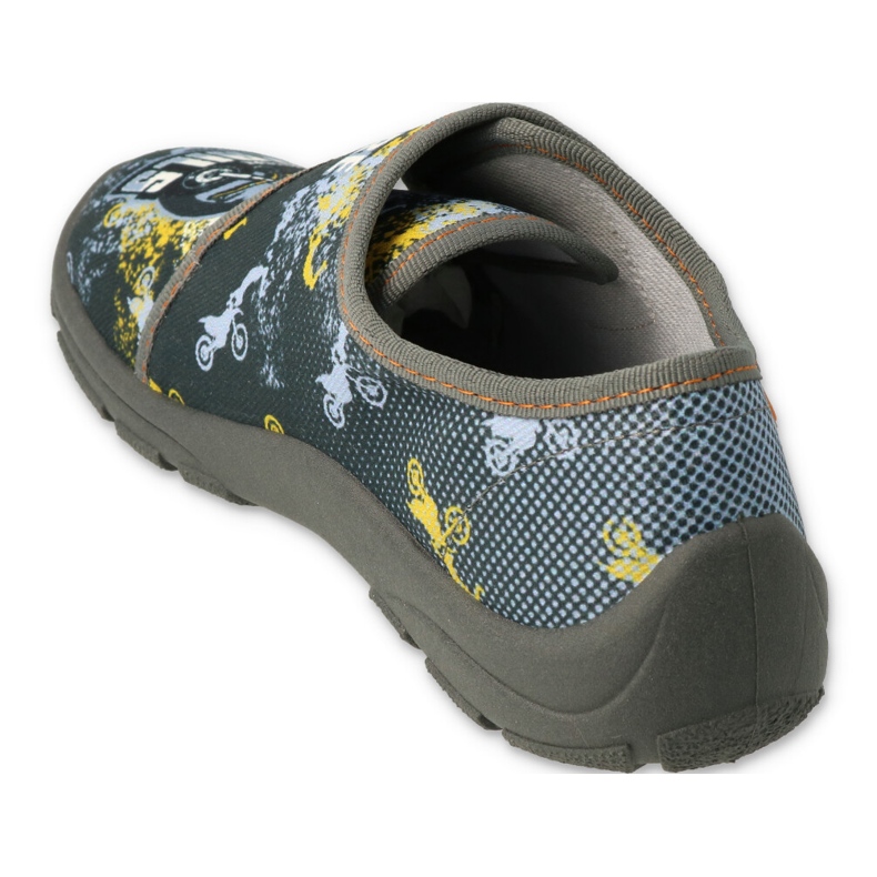 Befado  obuwie dziecięce 974Y436 khaki wielokolorowe 2