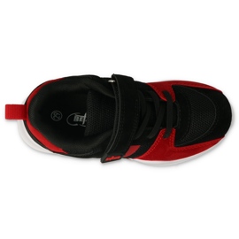 Befado obuwie młodzieżowe  516Q132 czarne czerwone 3