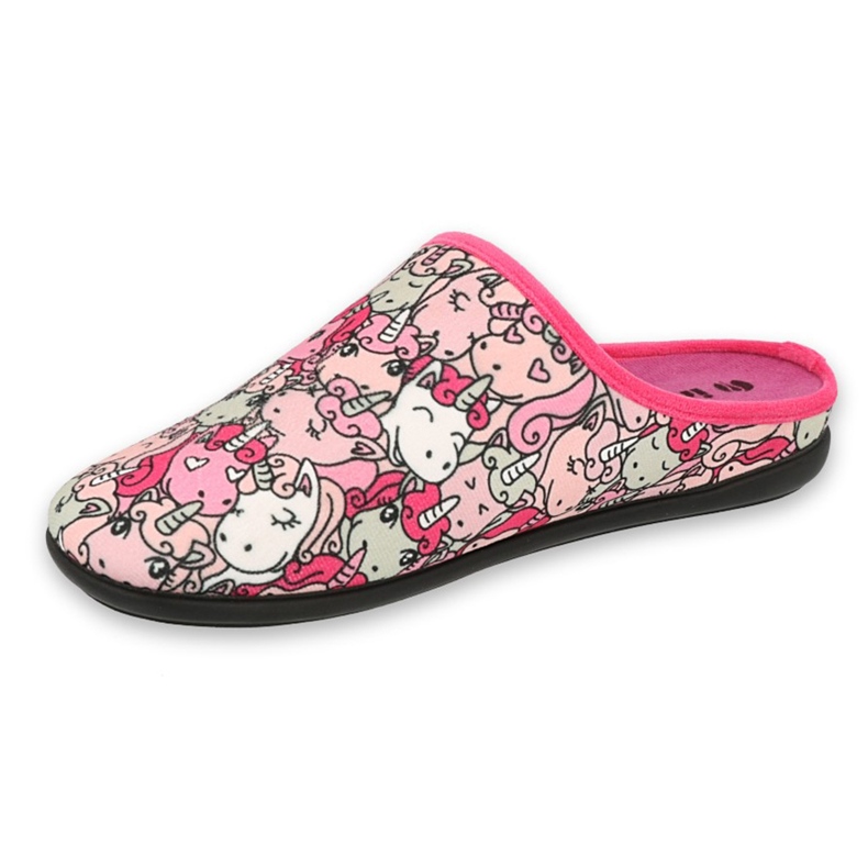 Befado obuwie damskie  155D201 różowe 1