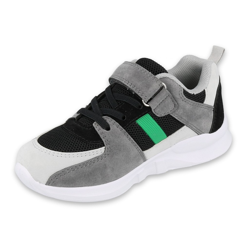 Befado obuwie dziecięce  516Y075 czarne szare 1