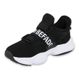 Befado obuwie dziecięce  516X066 białe czarne 1