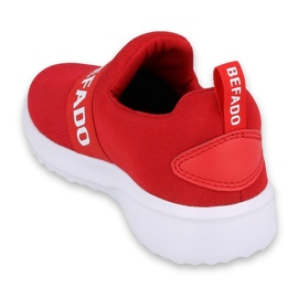 Befado obuwie dziecięce  516X081 białe czerwone 2