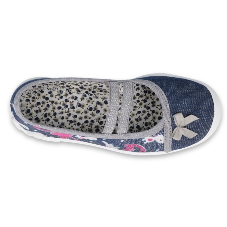 Befado obuwie dziecięce 116X279 granatowe różowe srebrny szare 1