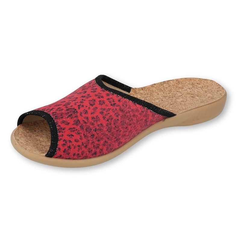 Befado obuwie damskie pu 254D112 czerwone 2