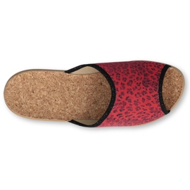 Befado obuwie damskie pu 254D112 czerwone 1