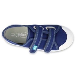 Befado obuwie dziecięce 440X010 niebieskie 1
