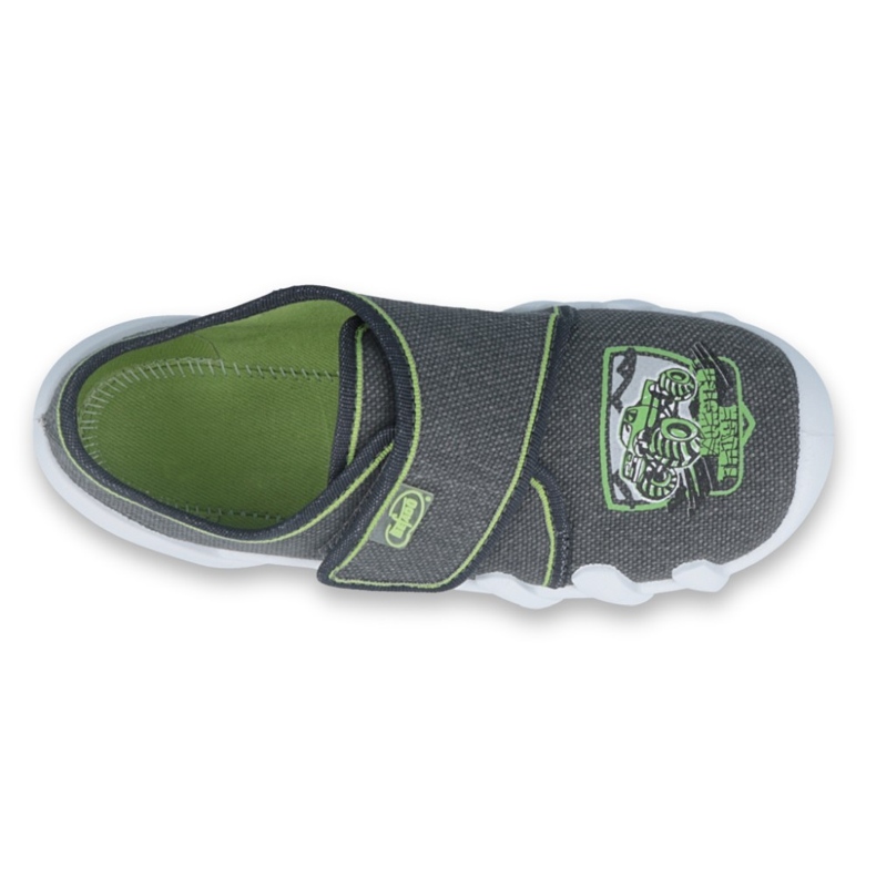 Befado obuwie dziecięce 273Y274 szare zielone 1