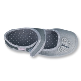 Befado obuwie dziecięce 123X034 szare 1