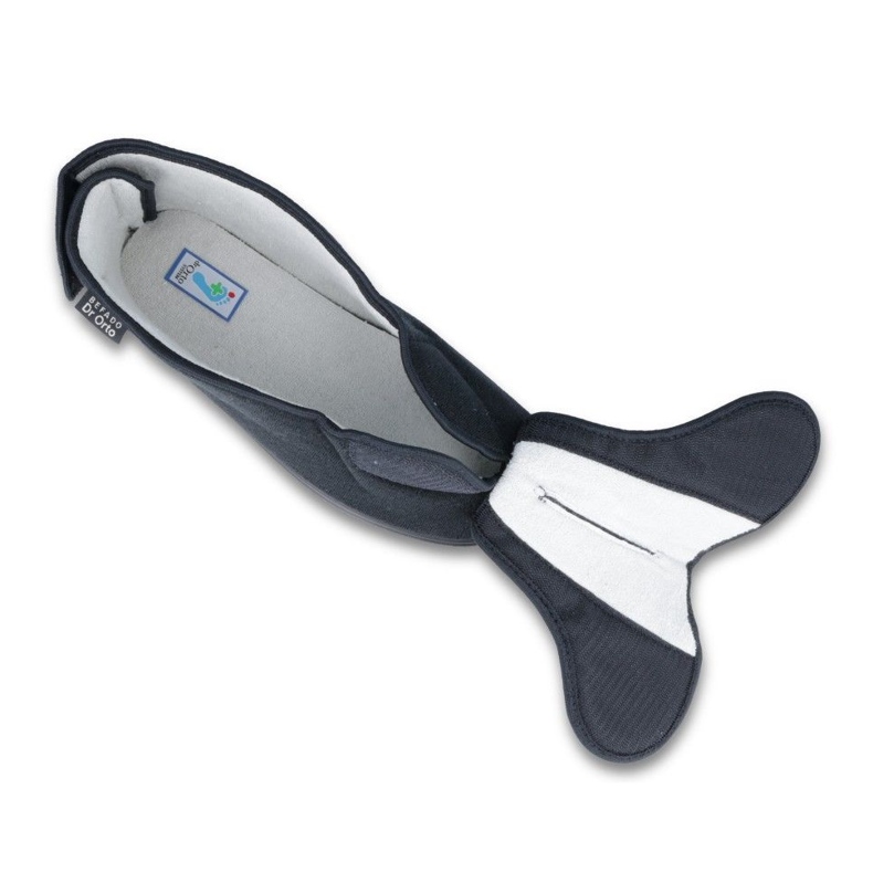 DR.ORTO Befado obuwie męskie na rzepy pu 163M002 czarne 2