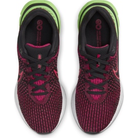 Buty do biegania Nike React Infinity Run Flyknit 3 M DH5392-003 czarne różowe zielone 1