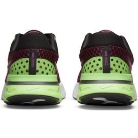 Buty do biegania Nike React Infinity Run Flyknit 3 M DH5392-003 czarne różowe zielone 2