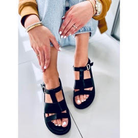 Sandałki damskie Patsy Black czarne 2