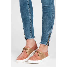 Kylie Trampki Z Etnicznym Wzorem pomarańczowe 1