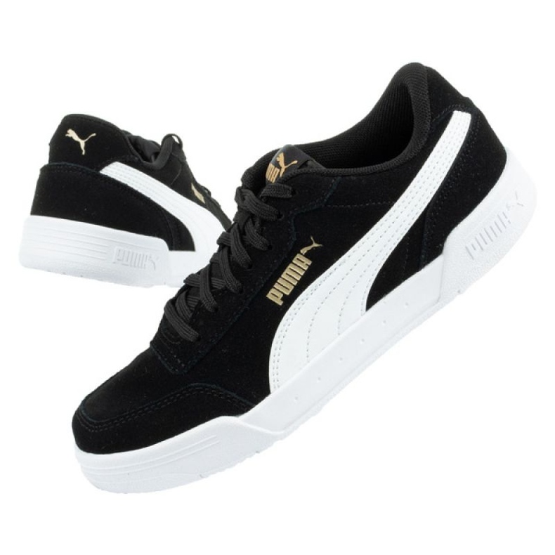 Buty Puma Caracal Jr 370990 01 czarne 1